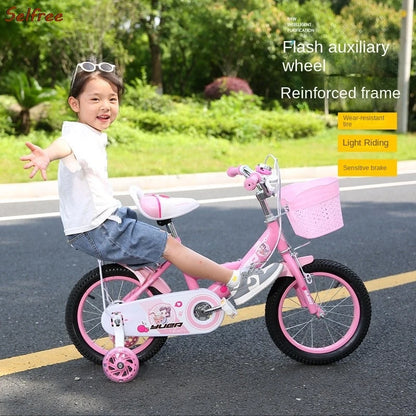 Selfree Children's Bicycles For Baby Aged 3-6 To 8 To 12 Baby Bicycles With Auxiliary Wheels M L Children's Lightweight Bicycles