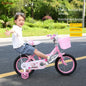 Selfree Children's Bicycles For Baby Aged 3-6 To 8 To 12 Baby Bicycles With Auxiliary Wheels M L Children's Lightweight Bicycles
