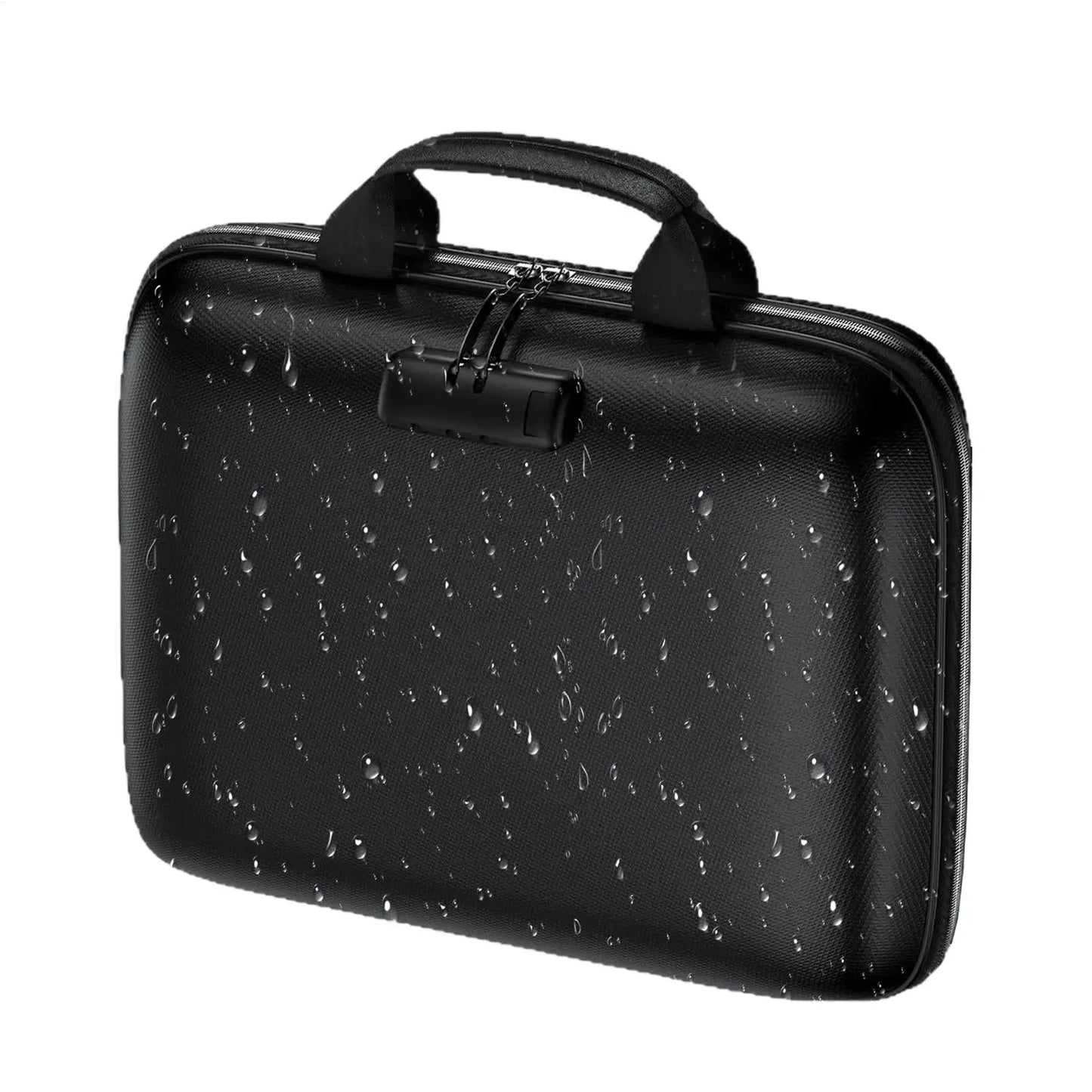 Purilite Select Fireproof Document Bag with Lockable Zipper – 13 Pocket Accordion File Organizer Travel Case