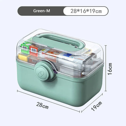 Purilite Select Large Capacity Family Medicine Organizer Box