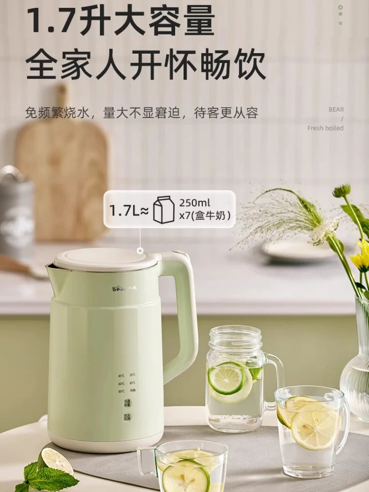 Purilite Select Sleek Plastic Electric Kettle with Auto Shut-Off (220V, CE Certified)