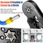 Purilite Select Hexagonal Self-Adjustable Ratchet Ferrule Crimping Tool Kit