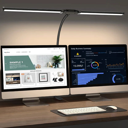 Purilite Select Dual/Single Head LED Clip Desk Lamp