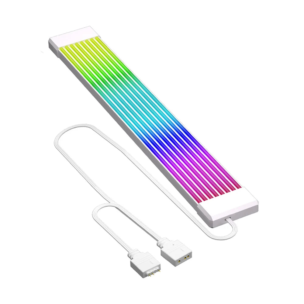 PURILITE SELECT FLEXIBLE ARGB RGB LED LIGHT STRIP BAR FOR PC CASE, ATX 24-PIN PSU COVER & GPU CABLE MOD – GAMING PC RGB LIGHTING