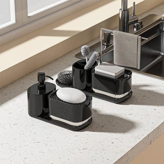 Purilite Select 2-in-1 Kitchen Dish Soap Dispenser with Sponge Holder