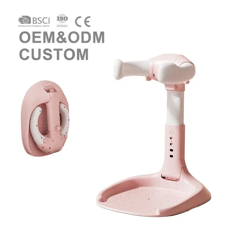 Purilite Select Adjustable Baby Hug Bath Tower | Toddler Standing Shower Stand | Hands-Free Bath Chair for Kids