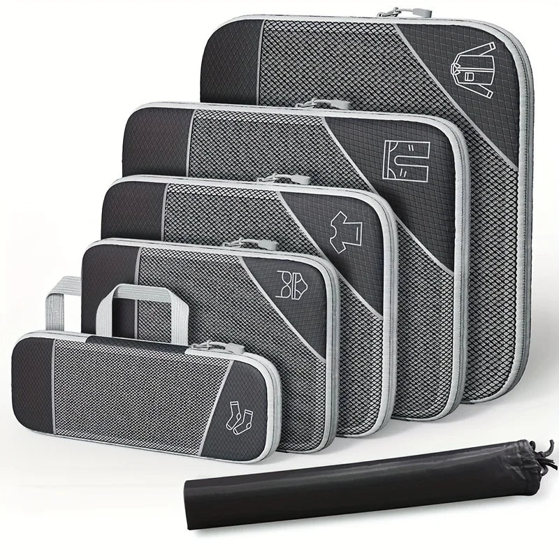 Purilite Select 6PCS Travel Packing Cubes Set