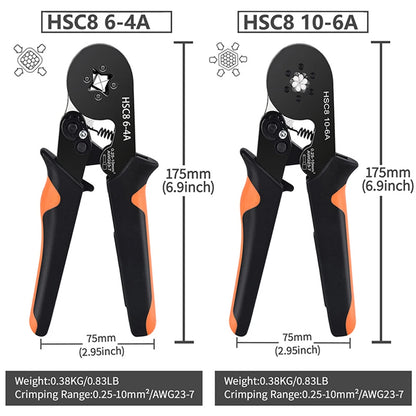 Purilite Select Hexagonal Self-Adjustable Ratchet Ferrule Crimping Tool Kit