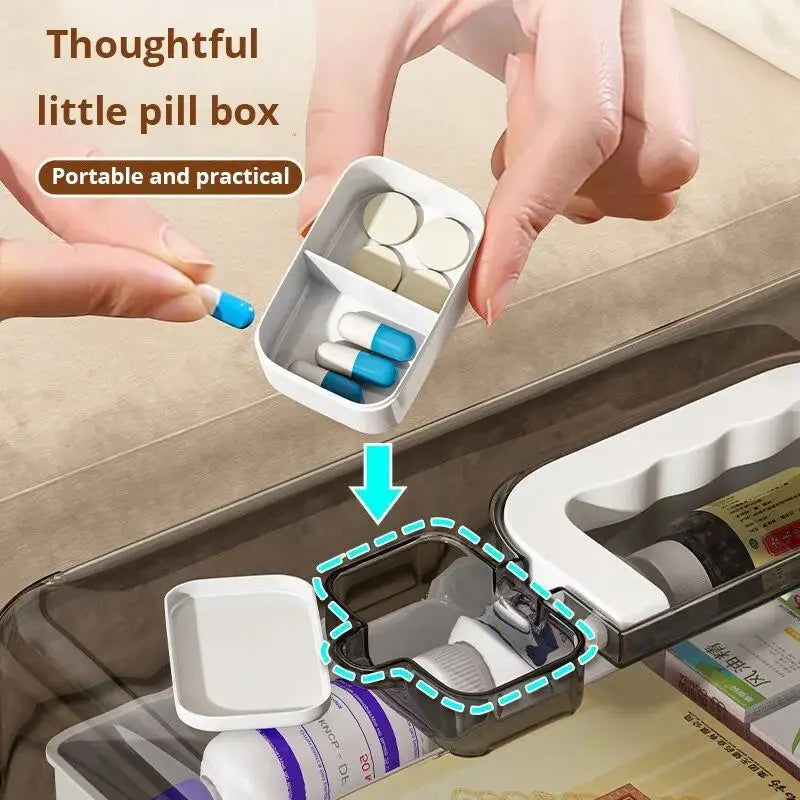 Purilite Select Multi-Layer Medium Size Medicine Storage Box