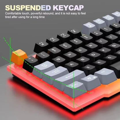 Purilite Select T26 Wired 104-Key Membrane Keyboard & Mouse Combo