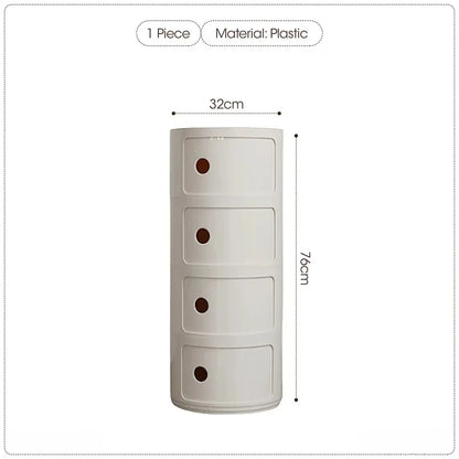 Purilite Select Nordic Net Red Bedside Cabinet