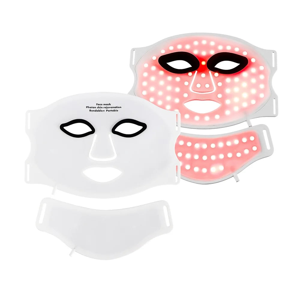 Purilite Select Wireless 7 Color LED Photon Facial & Neck Rejuvenation Silicone Mask