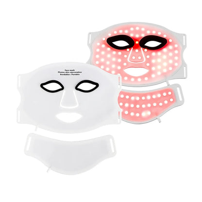 Purilite Select Wireless 7 Color LED Photon Facial & Neck Rejuvenation Silicone Mask