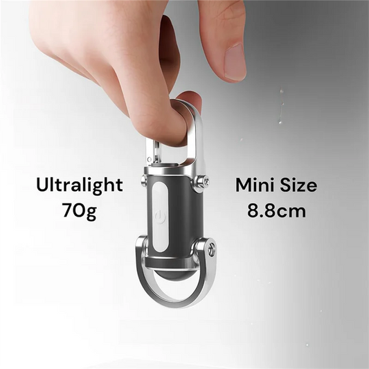 Purilite Select Mini Torch – 3-in-1 Pocket Flashlight, Power Bank & Keychain (High-Lumen, IPX7 Waterproof)