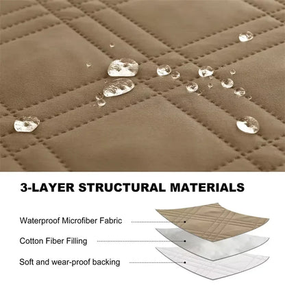 Purilite Select 1-Seater Waterproof Recliner Cover Anti-Slip Sofa Couch Furniture Protector for Pets and Kids