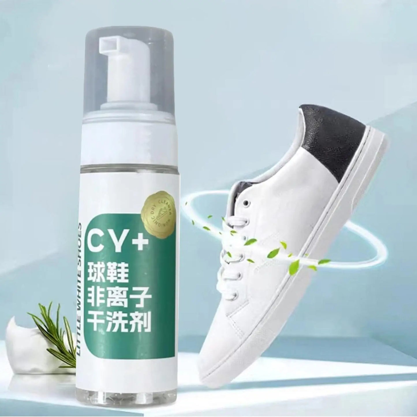 Purilite Select Canvas Shoe Cleaner | Shoe Foam Cleaner with Brush | Stain Remover Spray for Daily Wear &amp; Outdoor Activities