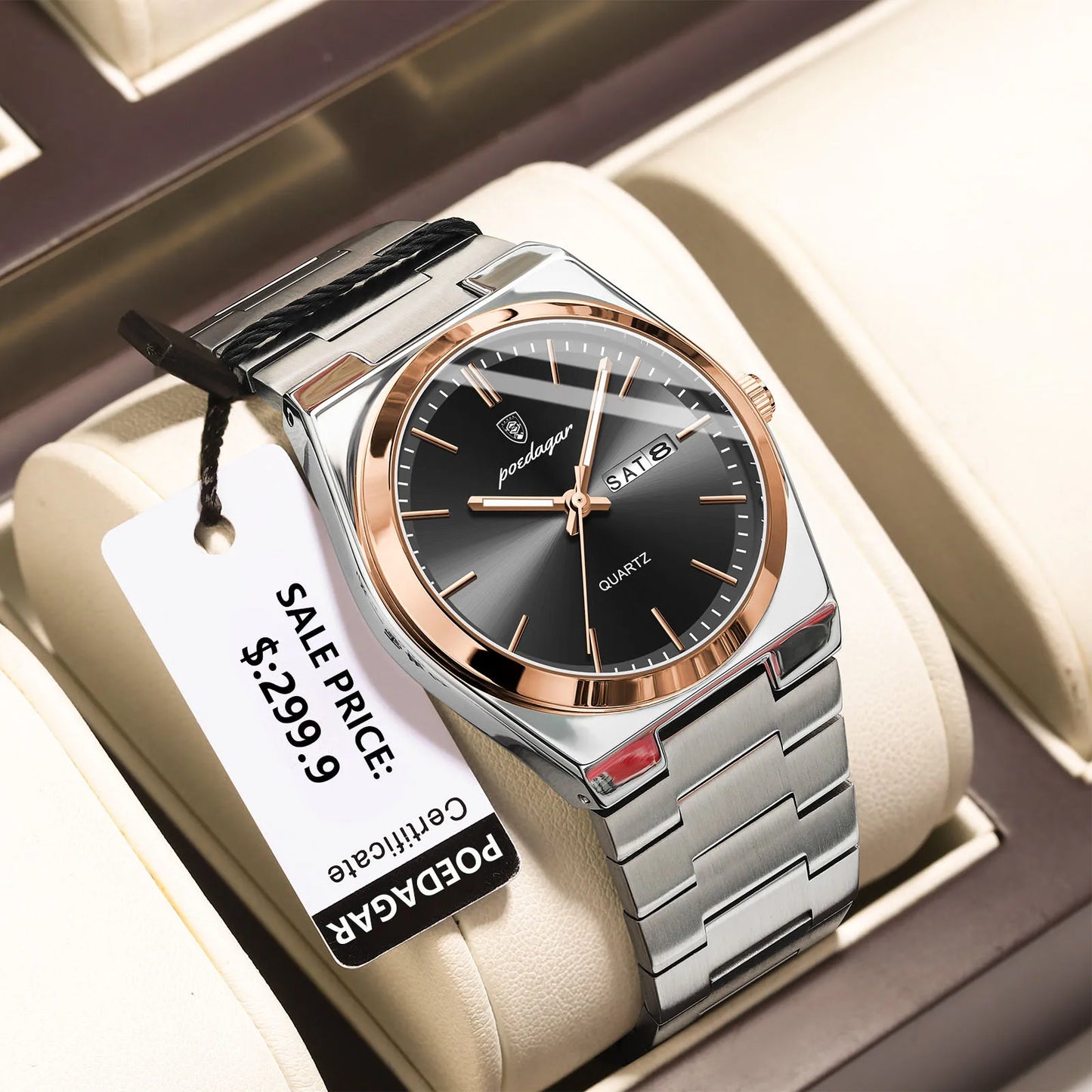 POEDAGAR Luxury Men’s Watch