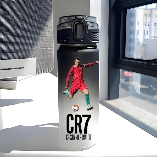 Purilite Select CR7 Football Star Straw Water Bottle