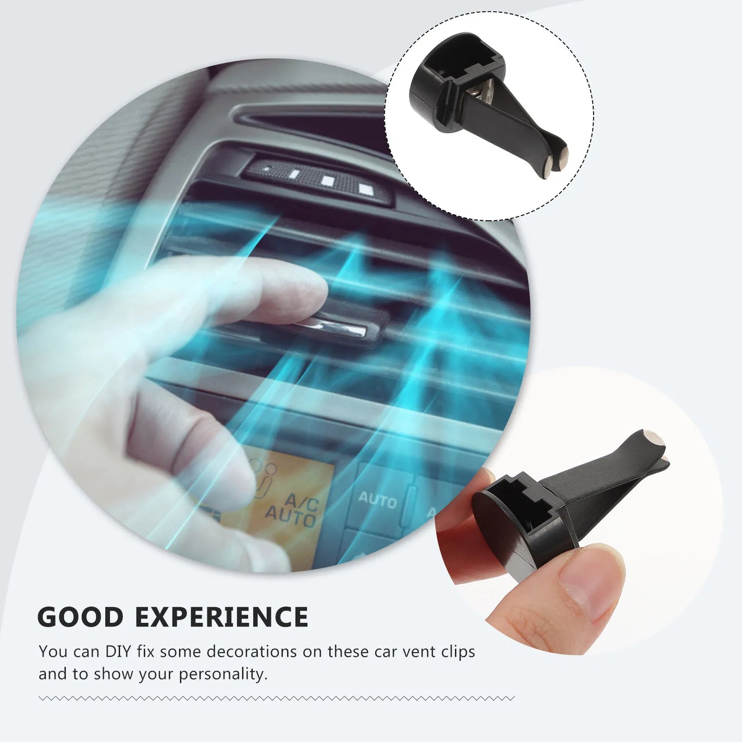 Purilite Select 100pcs Air Outlet Clips – Car Vent Clip & Air Freshener Accessory