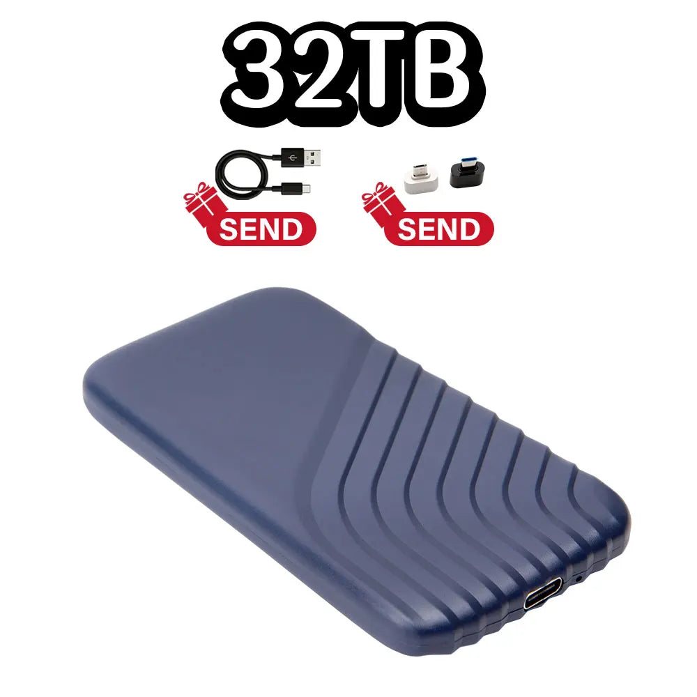 Purilite Select Portable External SSD USB 3.1 Type-C Solid State Drive – High-Speed Aluminum Storage for Laptop, Desktop & Android Devices