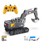 Purilite Select Alloy RC Excavator Truck Remote Control Engineering Vehicle Toy for Kids