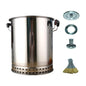 Purilite Select Smokeless Hanging BBQ Grill Stainless Steel Indoor Outdoor Charcoal Stove
