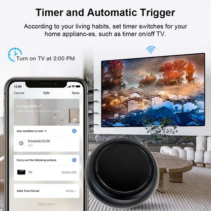 Purilite Select Smart WiFi IR Remote Controller | Universal Infrared Hub | App & Voice Control | Smart Home Automation
