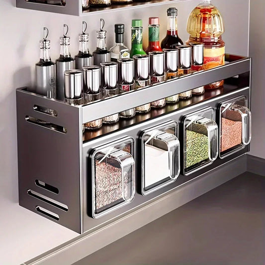 Purilite Select Stainless Steel Kitchen Spice Rack