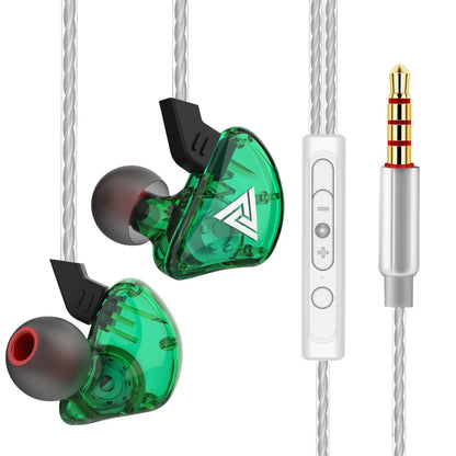 Purilite Select QKZ AK6 Copper Driver HiFi Wired Earphones 3.5MM