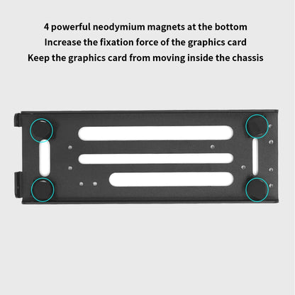 PURILITE SELECT ALUMINUM VIDEO CARD HOLDER & GRAPHICS CARD BRACKET – VERTICAL GPU STAND FOR ATX COMPUTER CASES