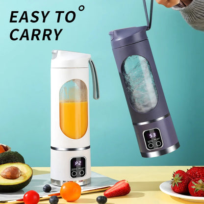 Purilite Select Portable 10-Blade USB Rechargeable Fruit Juicer Blender 450ml
