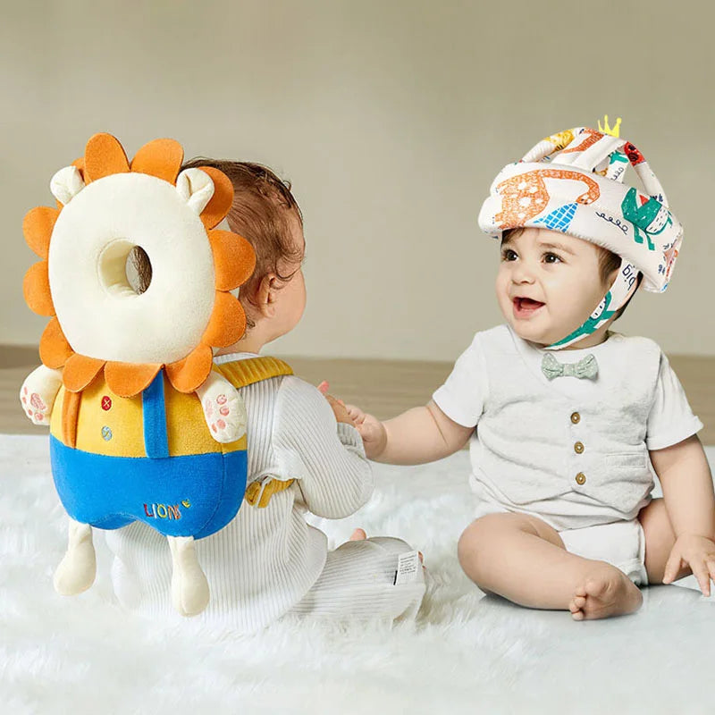 Purilite Select Baby Head Protector Backpack | Soft Cartoon Safety Cushion | Toddler Head Protection Pillow for Crawling & Walking