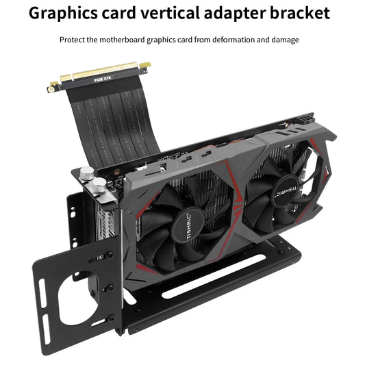 PURILITE SELECT ALUMINUM VIDEO CARD HOLDER & GRAPHICS CARD BRACKET – VERTICAL GPU STAND FOR ATX COMPUTER CASES