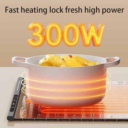 Purilite Select | Flexible Silicone Food Heating Pad | Foldable Electric Food Warming Tray with Smart Thermostat