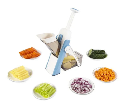 Purilite Select 5-in-1 Multifunction Vegetable Cutter Grater Slicer and Dicer Kitchen Food Preparation Tool