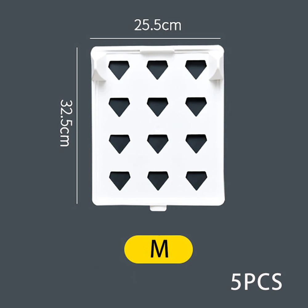 Purilite Select Layered Folding Clothes Storage Board | Pants & T-Shirt Organizer Rack | Space-Saving Wardrobe Stacking Boards