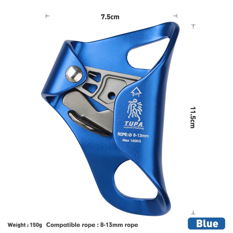 Purilite Select Outdoor Rock Climbing SRT Professional Chest Ascender | Aluminum Rope Climbing Device | Mountaineer Chest Ascender Tool