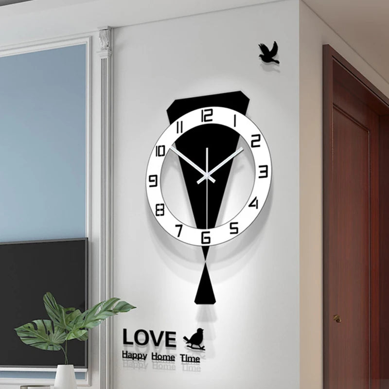 Purilite Select Swinging Wall Clock