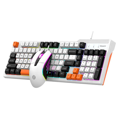 Purilite Select KM800 Pro Wired Mechanical Feel Keyboard and Mouse Set