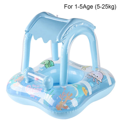 Purilite Select: Baby & toddler pool float with canopy