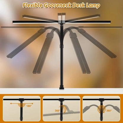 Purilite Select Dual/Single Head LED Clip Desk Lamp