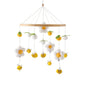 Purilite Select Wooden Baby Crib Mobile | Crochet Star Hanging Bed Bell | Nursery Rattle Decoration | Newborn Comfort Toy