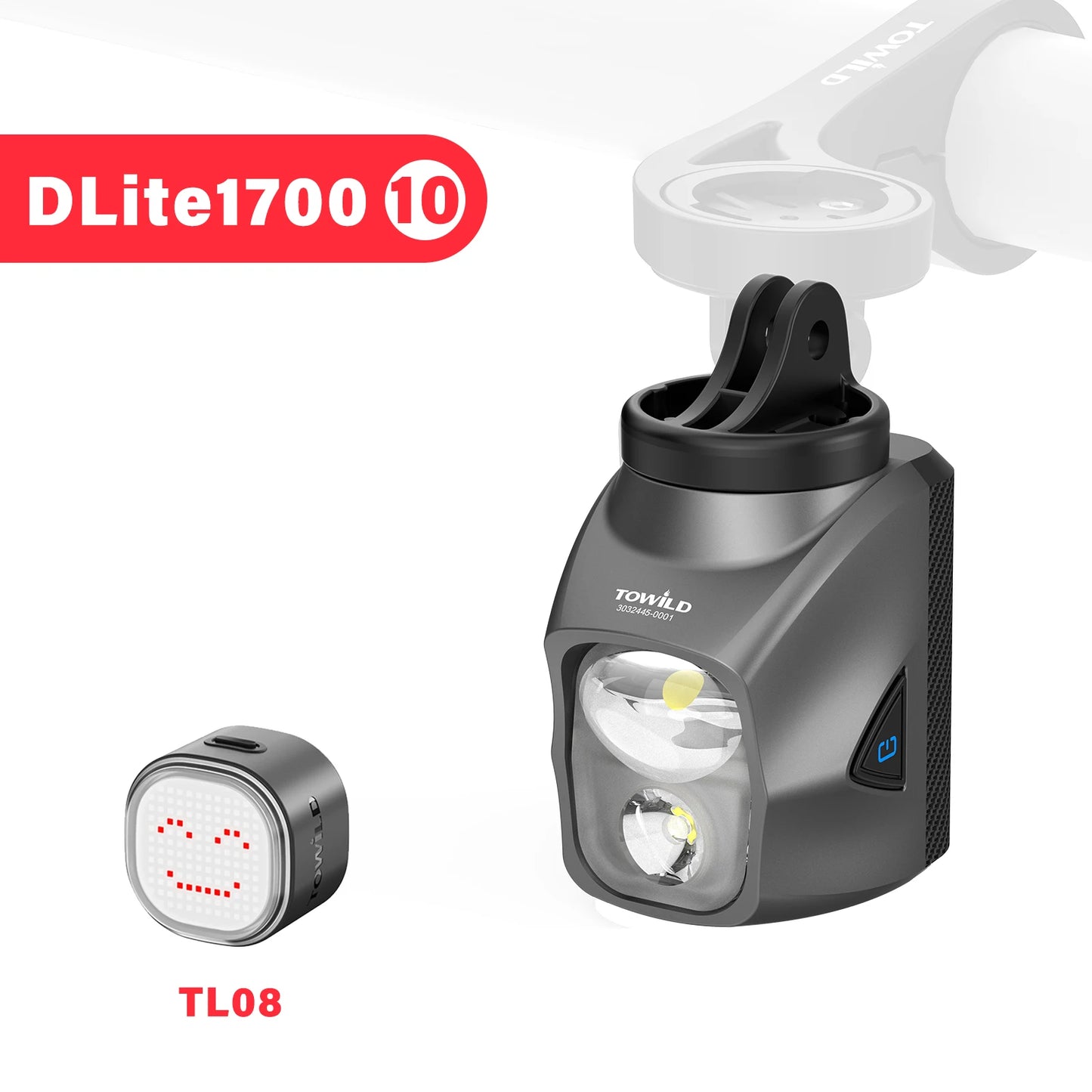 Purilite Select DL1200S/DL1700 Bicycle Light With Cut-Off Line Beam