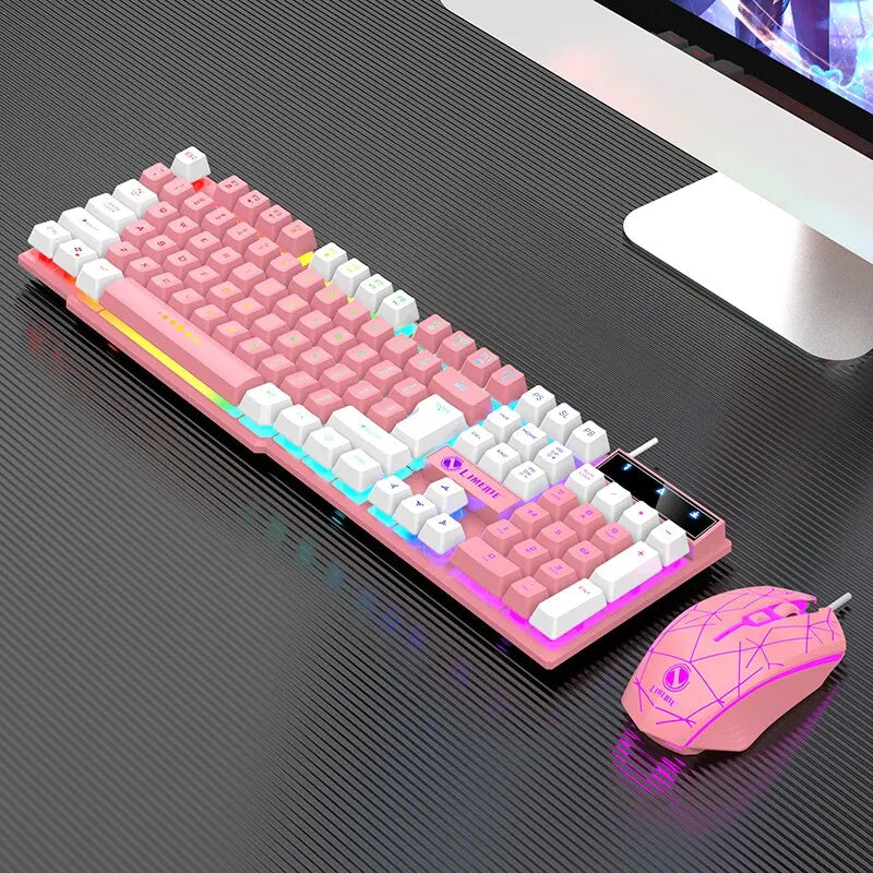 Purilite Select Wired Keyboard and Mouse Se