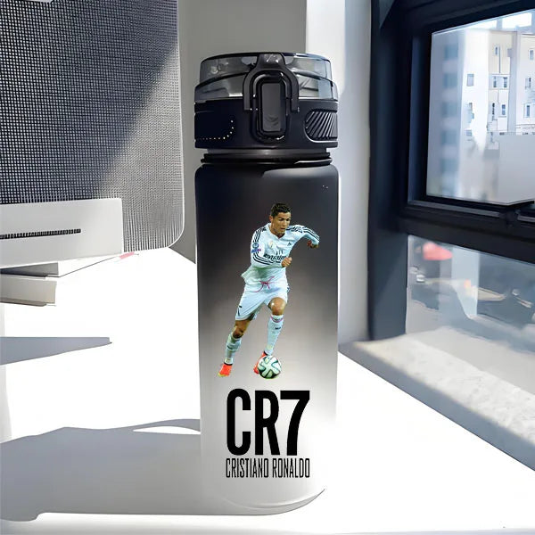 Purilite Select CR7 Football Star Straw Water Bottle