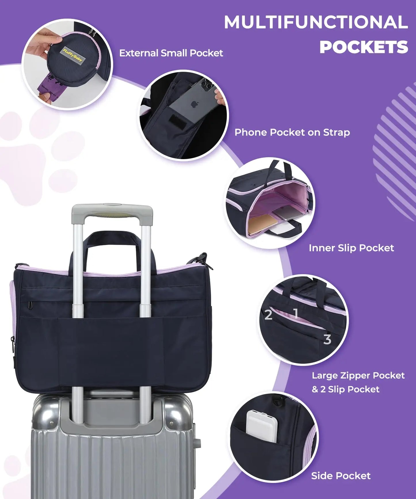 Purilite Select Pet Travel Carrying Bag