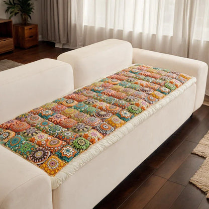 Purilite Select | Pure Cotton Sofa Cushion | Non-Slip Rectangular Couch Seat Mat for All Seasons