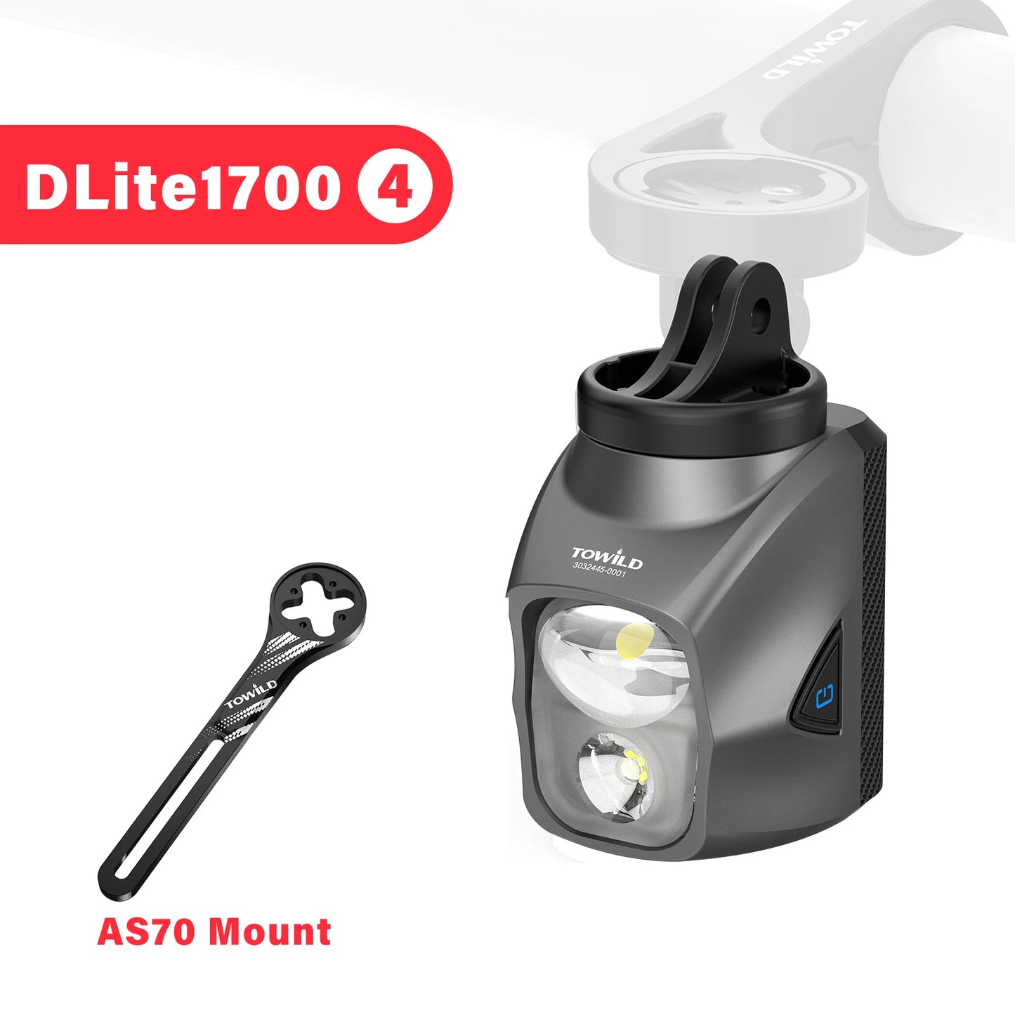 Purilite Select DL1200S/DL1700 Bicycle Light With Cut-Off Line Beam