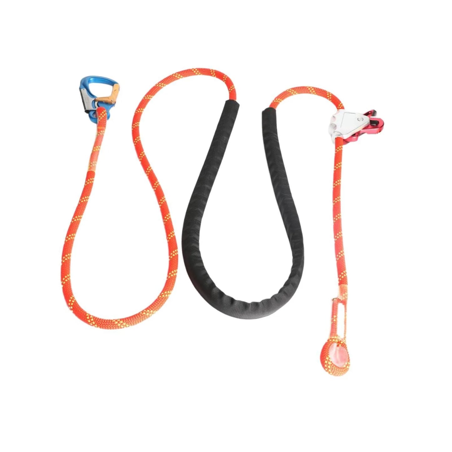 Purilite Select Adjustable Safety Rope | Electrician Height Work Positioning Belt | 12mm Fall Prevention Rope | Construction Belay and Rigging Equipment