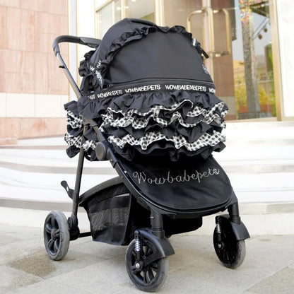 Purilite Select Black Lattice Foldable Pet Basket